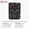 JCD 8586D Soldering Station 2 IN 1 Hot Air Gun Electric Soldering Iron LCD Dual Digital Display 750W SMD Welding Rework Station