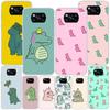 Süße Cartoon-Dinosaurier-Baby-Handyhülle für Xiaomi Poco X5 X6 X7 Pro X4 Gt F7 Ultra M8 M7 Redmi 15C 15 13C 13 12C 12 Einzigartige Hülle