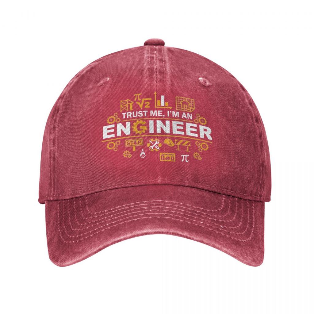 Casual Trust Me I'm An Engineer Baseball Cap Distressed Washed Headwear funny science humor Outdoor All Seasons Travel Caps Hat