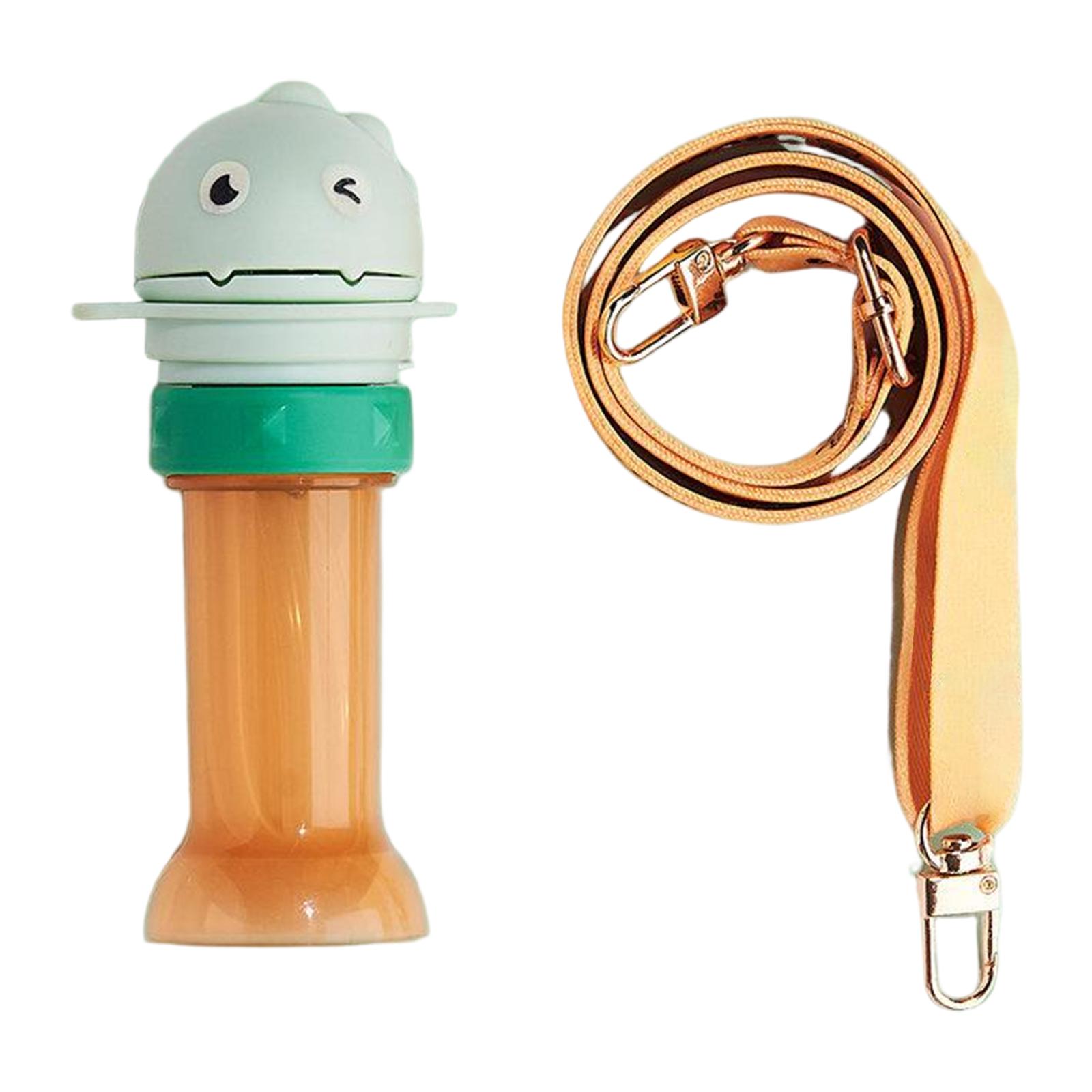 

Portable Dog Water Bottle with Leak Proof Lid and Detachable Strap for Outdoor Walking Travel Hiking Use One Size зелёный