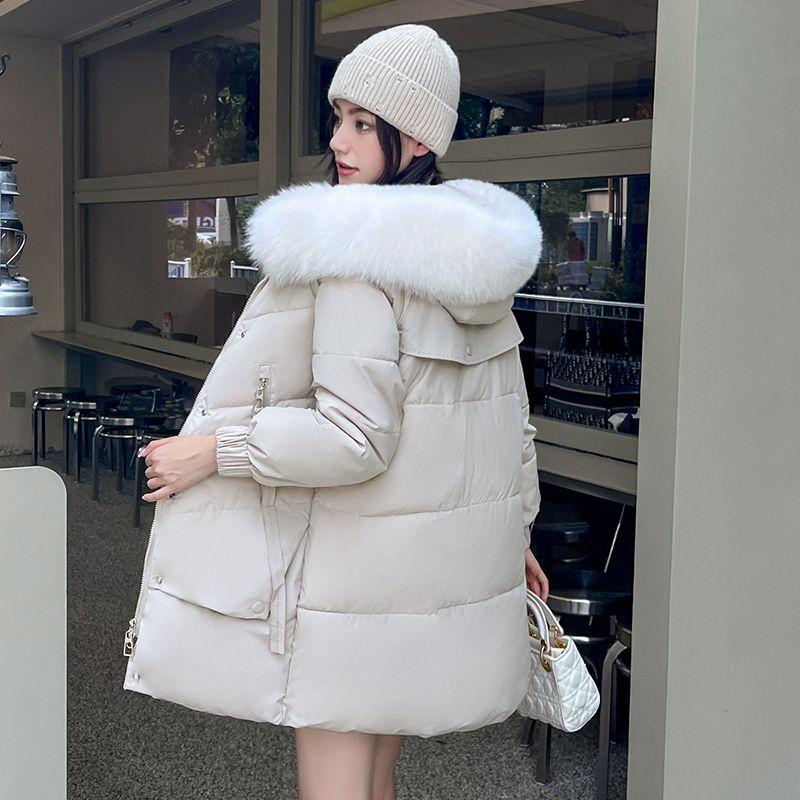 Women's Thickened Cotton Padded Jacket for Winter Outwear Coat