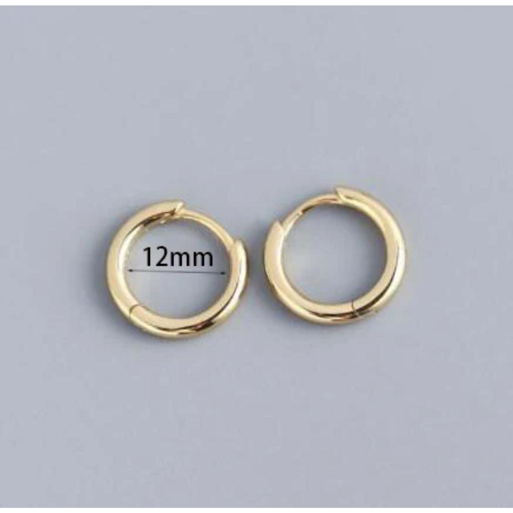 Geometrische Kleine Edelstahl-Creolen für Damen Punk Hip-Hop Ohrringe Trendschmuck