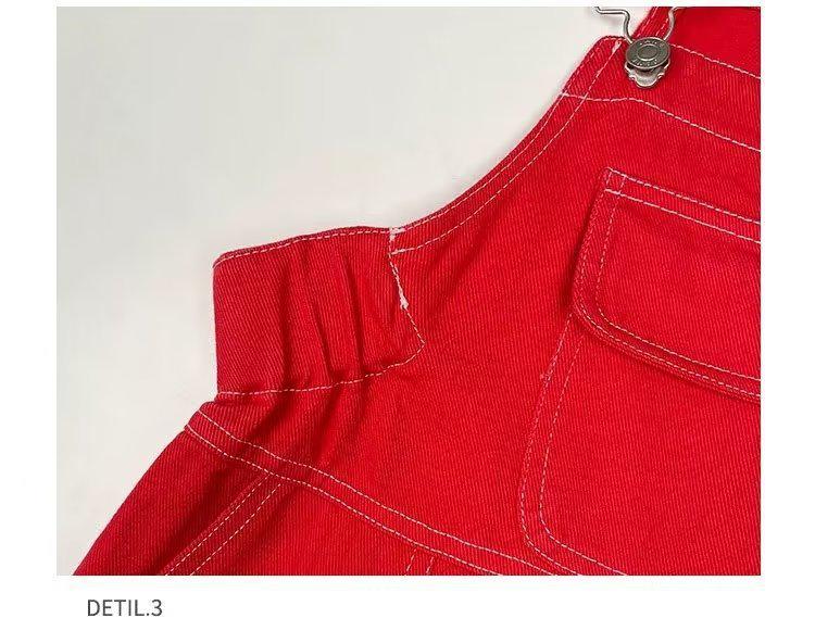 Dopamine Outfit Women's Retro American-Style High-Waist Wide-Leg Overalls for Autumn