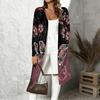 Plus Size Women Open Front Long Sleeve Loose Cardigan Soft Comfortable Everyday Outerwear
