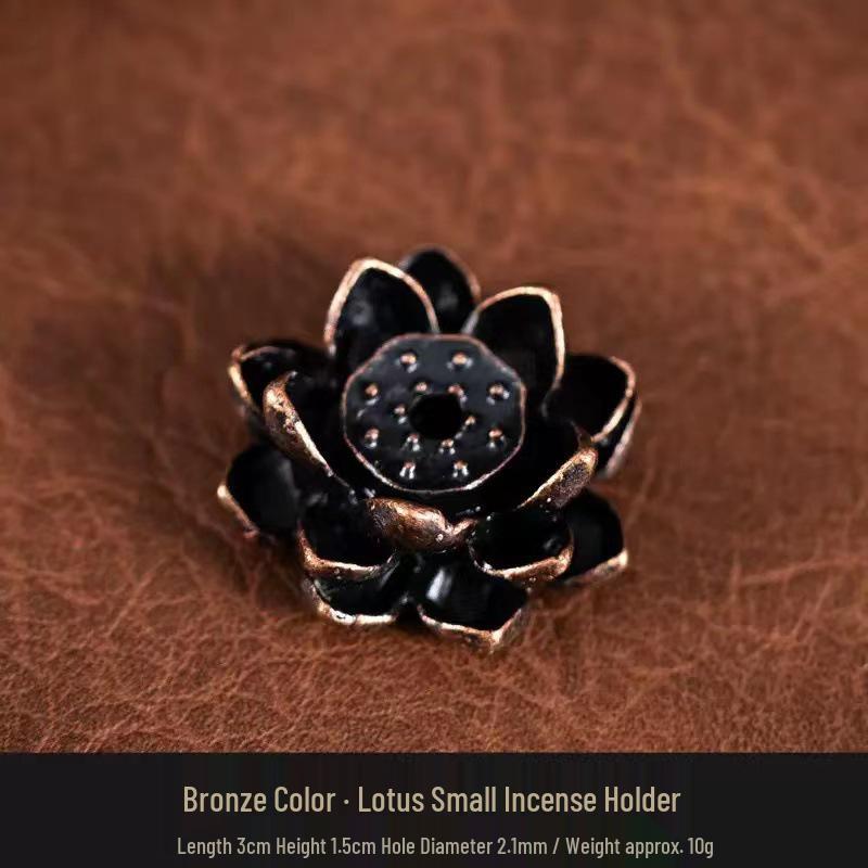 Kodo Multi-Hole Gourd & Water Drop Incense Holders: Turtle, Zen Lotus, Dragon Soaring Designs