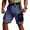 Men's Stretch Casual Work Pants, Lightweight  Golf Pants, And Elastic  Work Shorts With Multiple Pockets
