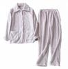SHPEROWW Flannel Pajama Fluffy and Long with Perfect for Fall and Size XL Women's Set, Cute, Open-Front, Sleeves, Warm, Pockets, Winter, Pink,