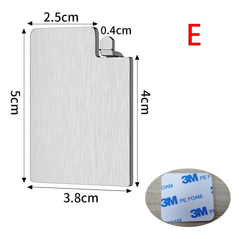 Stainless Steel Non-Punch Photo Frame Hook, Calligraphy Painting, Mirror Frame, Hidden Wall Studs, Fixed Picture Frame