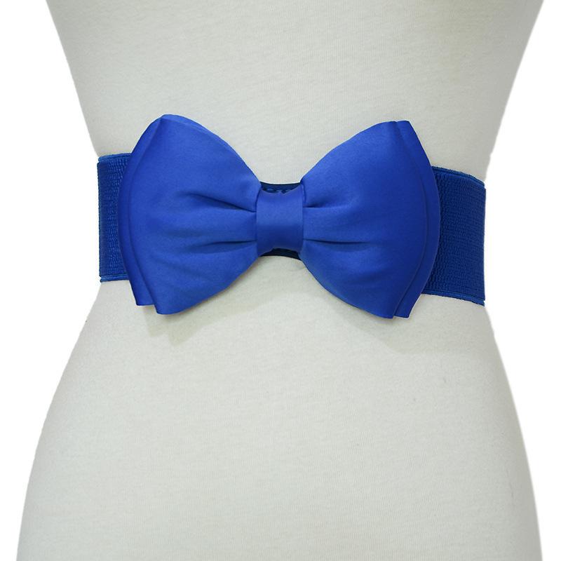 

Clearance Women s Wide Elastic Black Bow Belt 92 синий