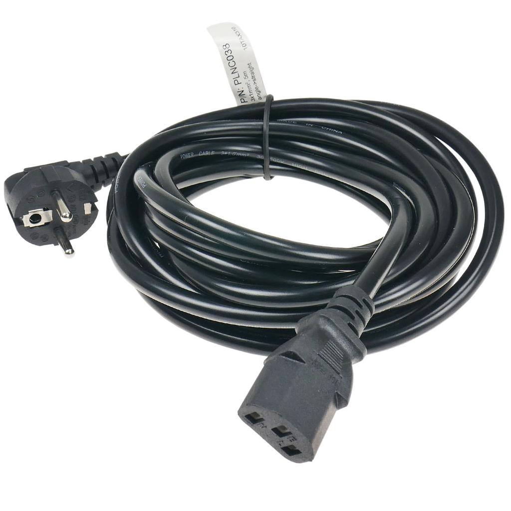 Power Cable 230V | C13 | Angled | 5M