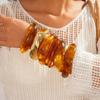 Acrylic Smudge Irregular Geometric Bracelet Maillard Fashion Jewelry