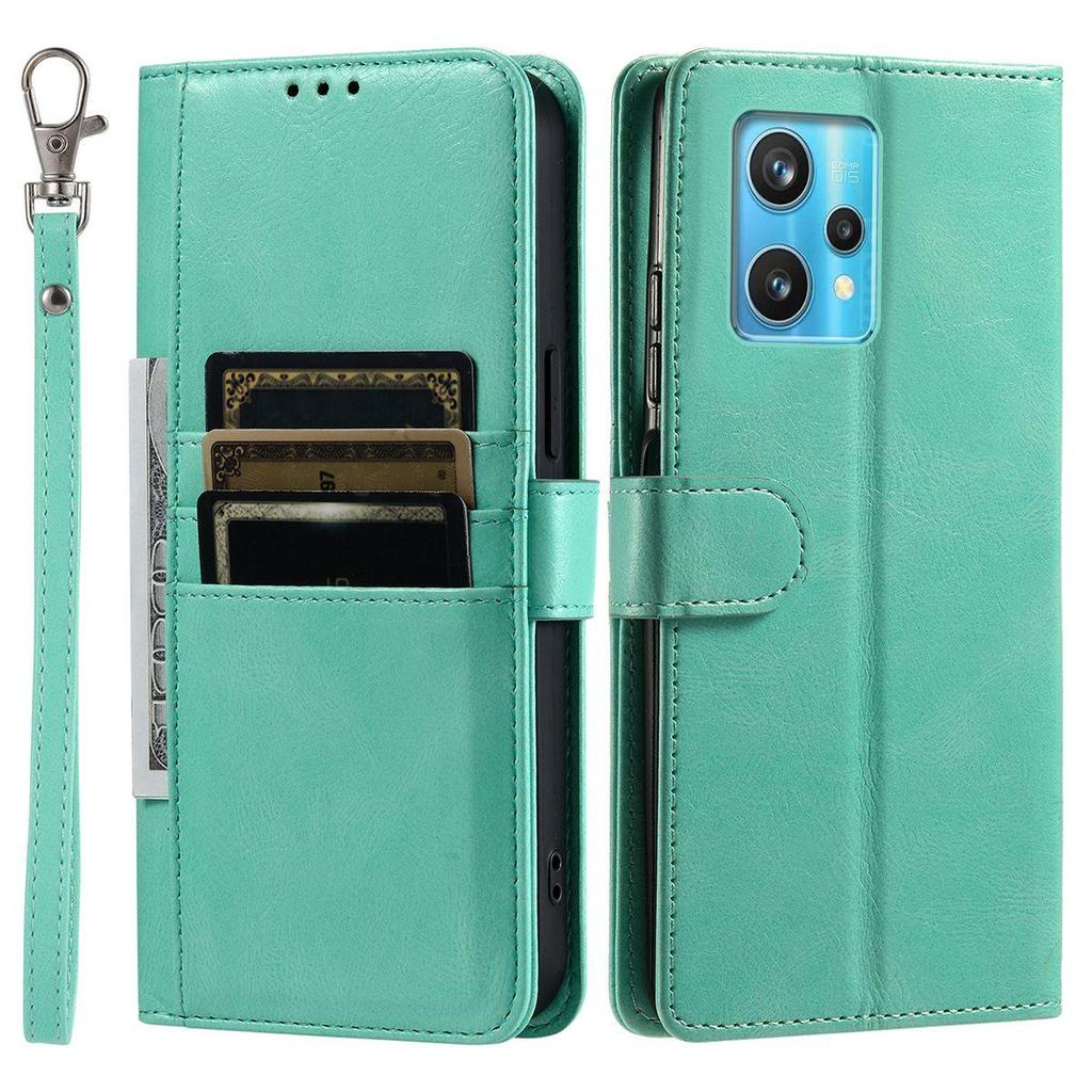Cover for Realme 9 4G,9 Pro+,Narzo 50 Pro 5G Retro PU Leather Flip Wallet Phone Case Multi Card Slots