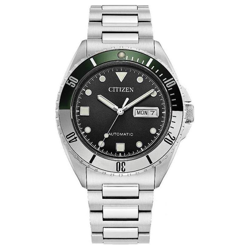 

CITIZEN 100 meters waterproof tasteful Automatic Steel Strap 42mm men s watch black dial NH7531-50E чорний