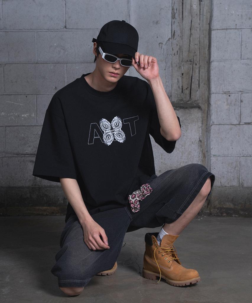 Aejyuttingkeumamaindeu Inner Loop T-Shirt_Black