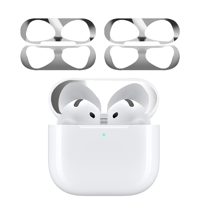 

[2024 Enhanced version] AMAPC for AirPods 4 dust guard air pods for 4 guard cover Failure prevention adsorption dust rubbish metal Intrusion
