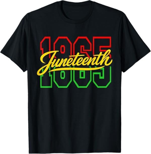 Juneteenth 1865 Womens Mens June 19th 1865 Freedom Day T-Shirt S разноцветный