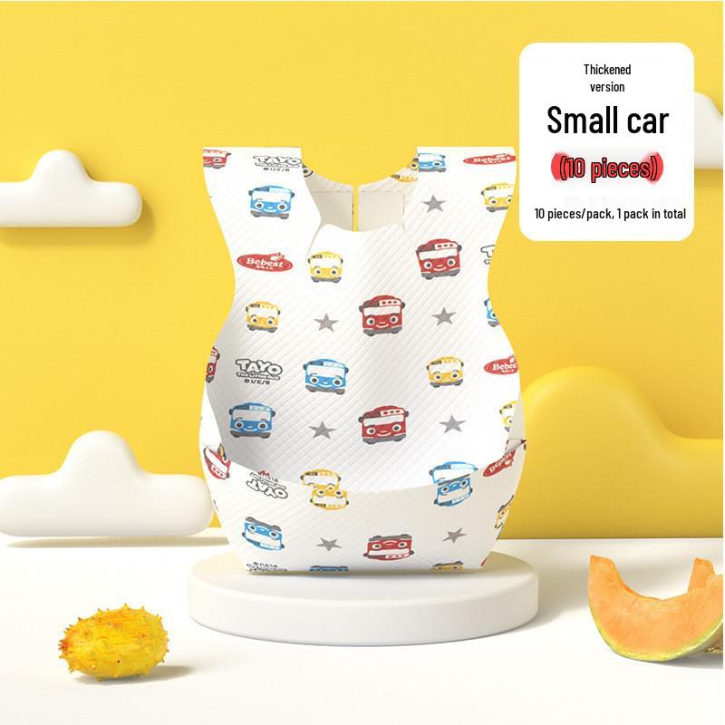 

Waterproof Infant Dribble & Eating Bib - Disposable & Thickened for Summer