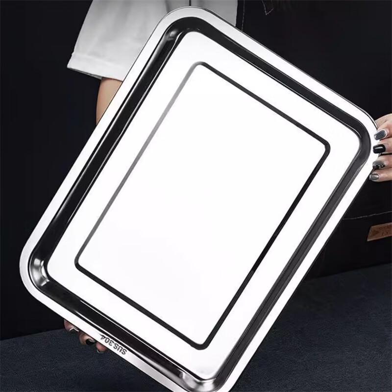 

304 Stainless Steel Rectangular Deep Tray