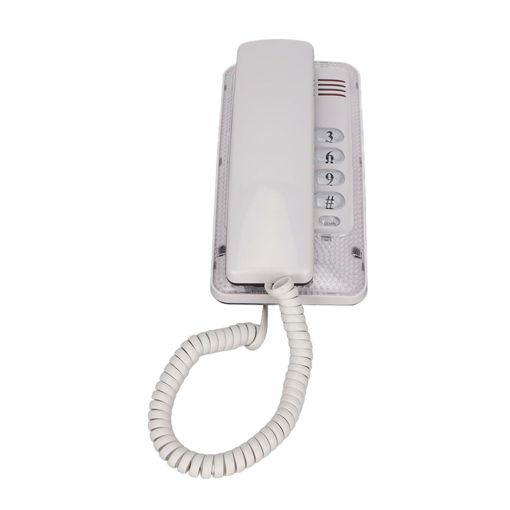 KXT‑438 Wall Mounted Home Phone Corded Telephone with Redial Quick Flash Mute Function for Home Hotel School Office