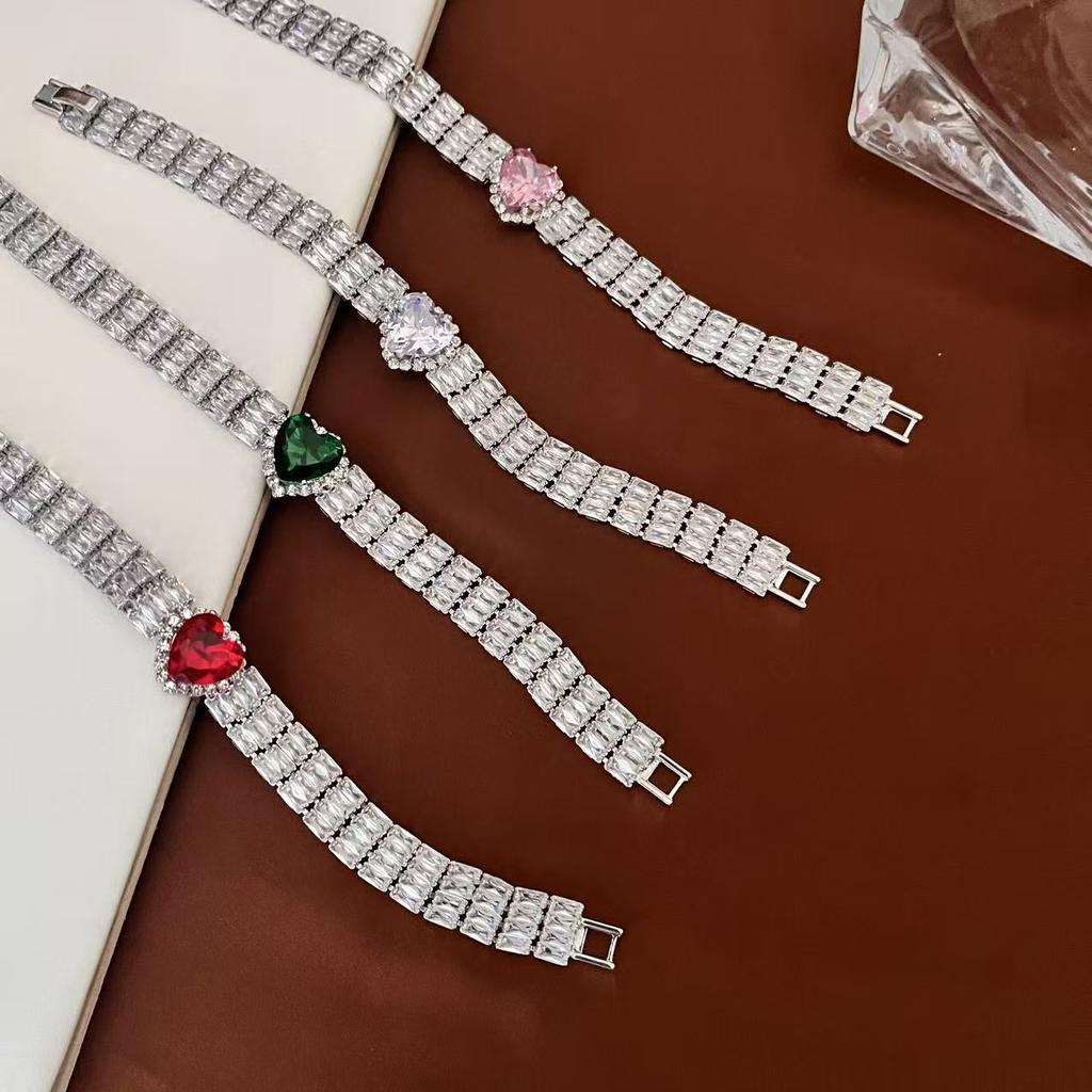 Zirkon Armband Sommer Damen Hochwertiges Gefühl Nische Exquisit Vielseitig Perlenarmband Zirkon Armband Schmuck