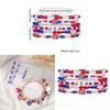 Usa Flag Beaded Bracelet Handmade Geometric Jewelry For Independence Day Celebrations