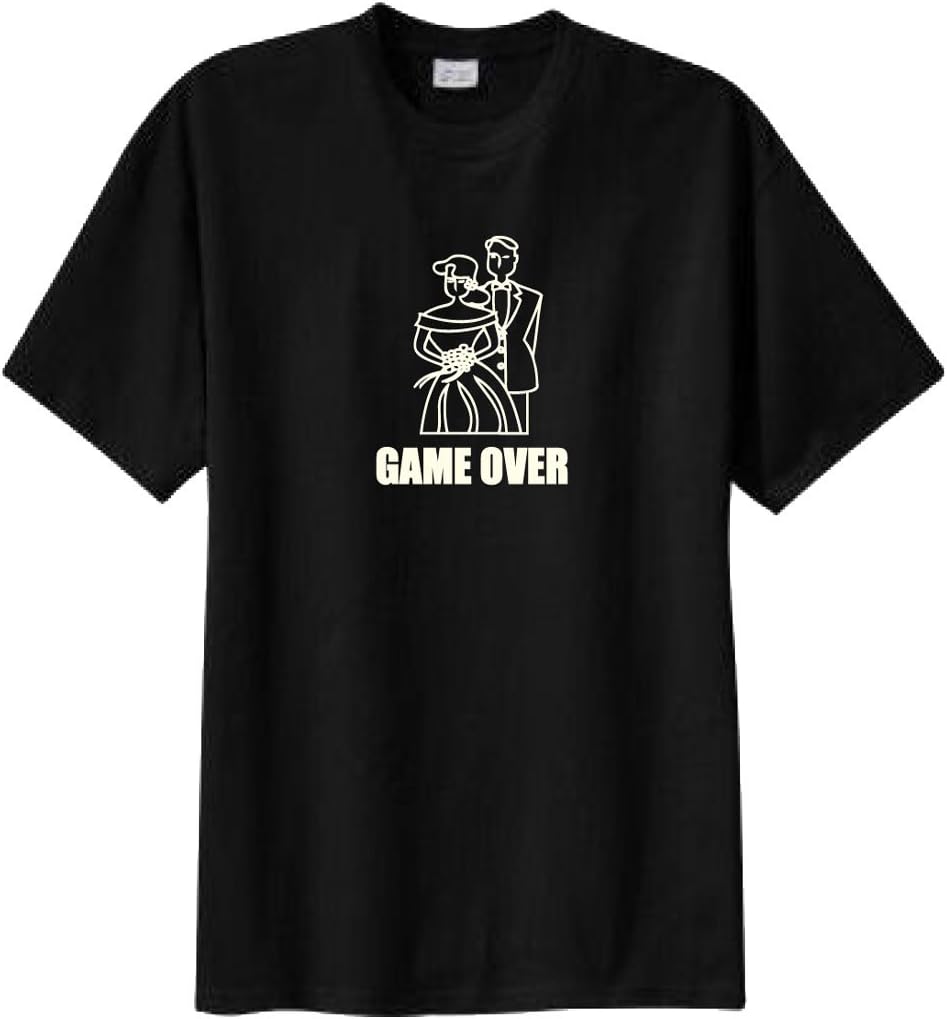 Wedding Humor Game Over Graphic T-shirt