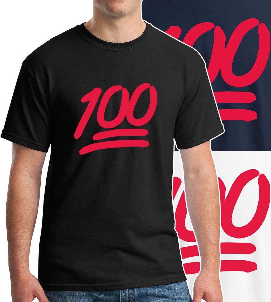 Keep it 100 Percent T-Shirt Classic Retro Smartphone Mobile Action Quotes Emotji S