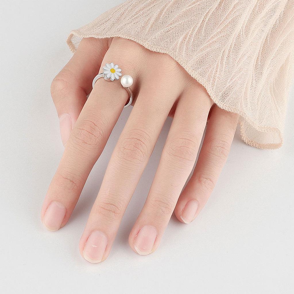 Verstellbarer Daumenring Rotierender Angstring