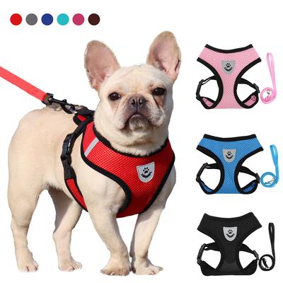 Dogs Harness with Leash Set Breathable for Small and Large Dog Harness Vest Puppy Chihuahua  Cat Harness Vest Arnes Para