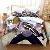 Anime One-Punch Man Saitama Bedding SetDuvet Cover Comforter Bed Set Quilt Cover PillowcaseKing Queen Twin Size Boys Girls