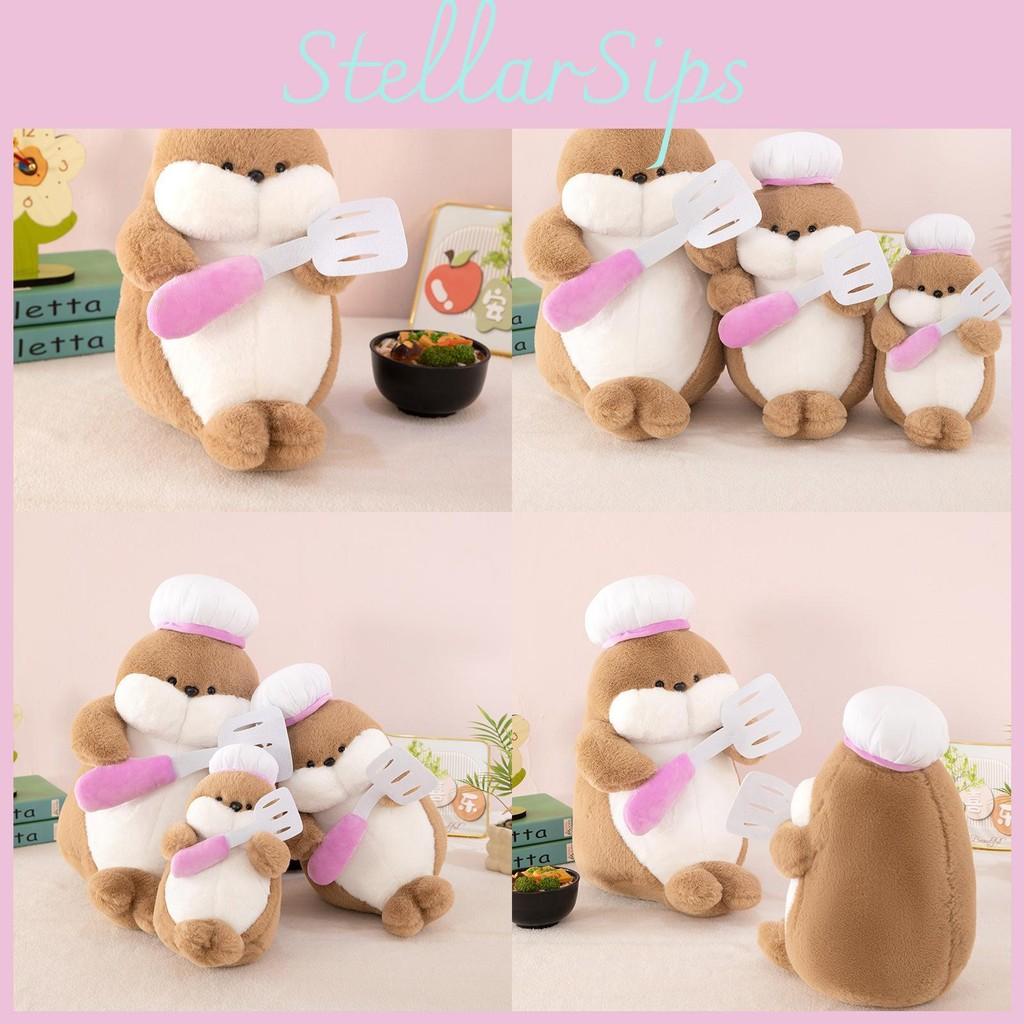 Seal Chef Soft Plush Ocean Doll With Short Plush Material Kids Decor Bedroom