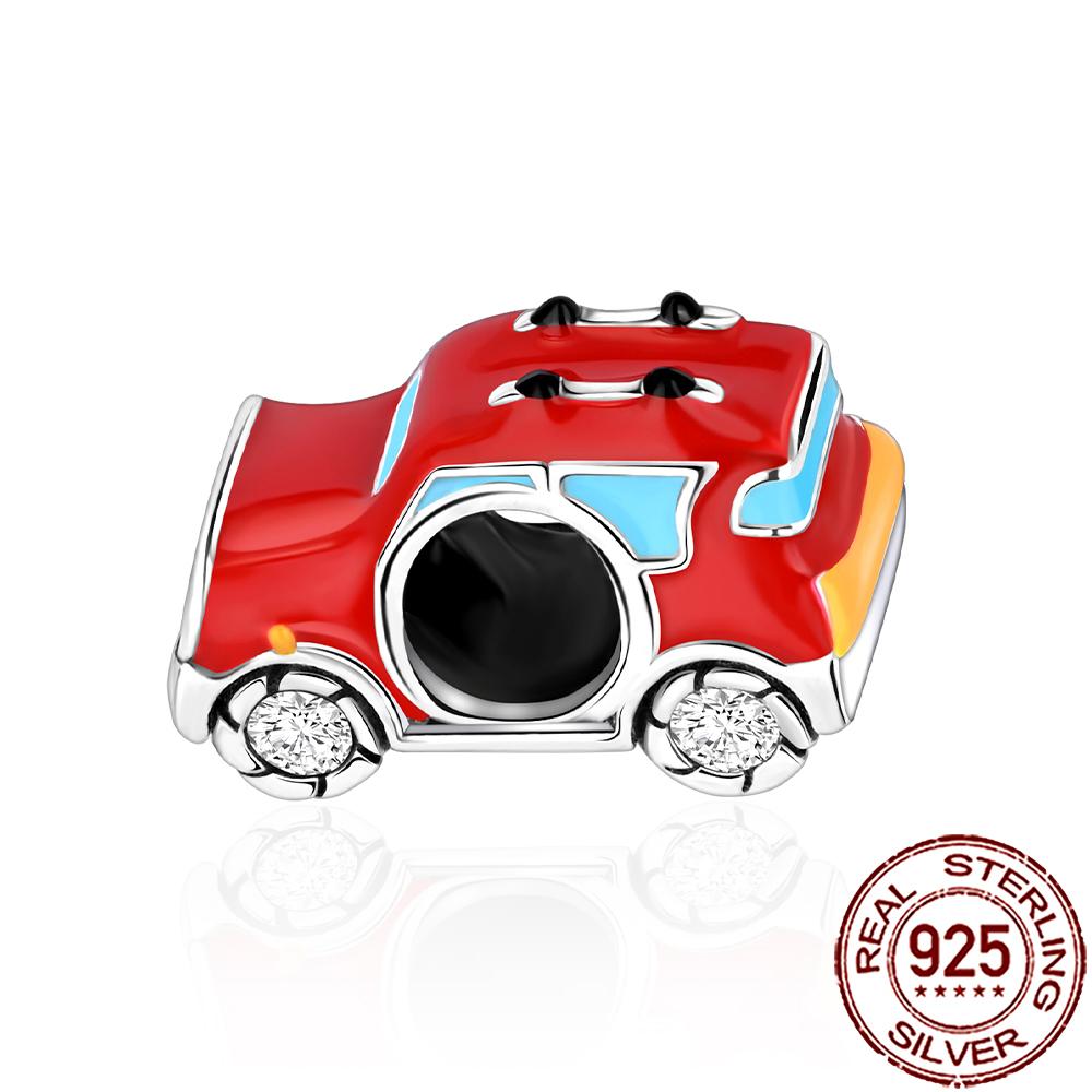 New Charms Copper Airplane Globe Suitcase Air Balloon Travel Beads Fit Original Bracelet Necklace Diy Jewelry