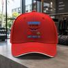 1pc Minimalist Swimmingthemed Printed Sandwich Baseball Cap Unisex Simple Lightweight And Adjustable Outdoor Duckbill Cap