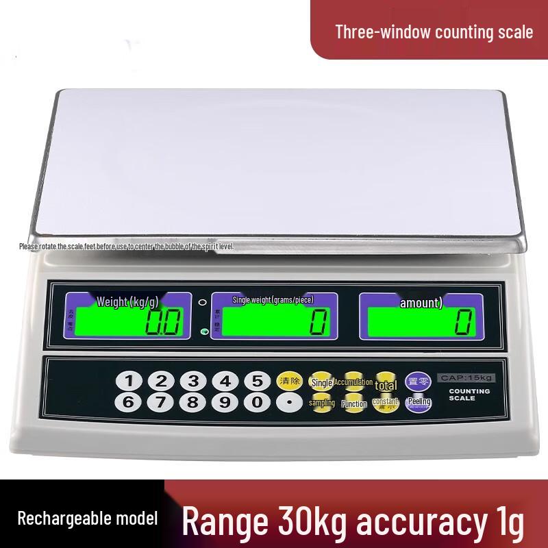 

Commercial High-Capacity Bench Counting Scale