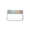 Transparent PVC Embroidery Cloth Stickers Travel Waterproof Cosmetic Bag Creative Letters Patch Handheld Makeup Organizer