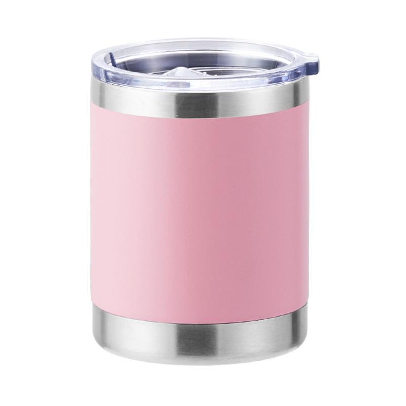 12 oz Kaffeetasse, Vakuumisolierte Campingtasse mit Deckel, doppelwandiger Edelstahl-Reisebecher für Zuhause, Büro, Schreibtisch