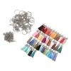 201pcs Sublimation Keychain Blanks Double Sided Printing Improve Hands On Ability Heat Transfer Keychain for DIY
