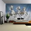 VIKAMA Mandala Tapestry 3D Horse Visual Illusion Large Geometric Wall Hanging Bohemian Hippie Home Art Decor for Bedroom