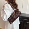 Yogodlns Stylish Retro Girl Underarm Bag French Bread Bag Commuter Aesthetic Shoulder Bag Urban Minimalist Large Capacity Handbags