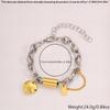Elegantní Titanová Ocelová Pár Bracelet Srdce - Unisex, Luxusní Design, Univerzální a Stylový