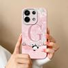 For Redmi Note 13 Pro 4G 5G Case Cute Panda Letters Back Cover For Xiaomi Redmi Note13 Pro Plus Soft Liquid Silicone Phone Cases