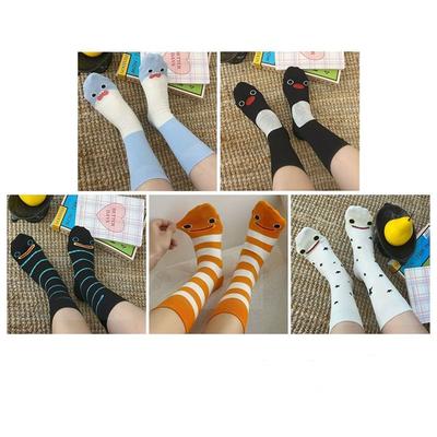 Cute Socks Creative Garden Eel Mid Socks Weat Anti Odor Breathable Shark Soft Socks Novelty Ankle Foot Cover Accessories Gift