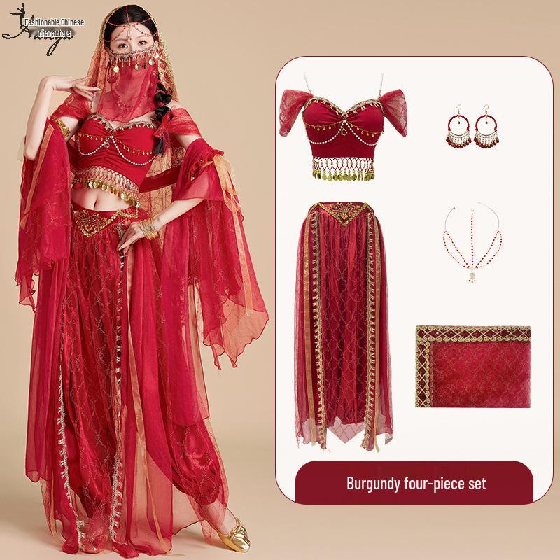 Prinzessin Jasmin Halloween Cosplay Kostümset für Damen