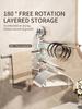 Suction Cup Towel Rack Rotatable Bathroom Towel Holder 2/4 Towel Bars Bath Hanger Shelf Kitchen Hanging Organizer Shelevs