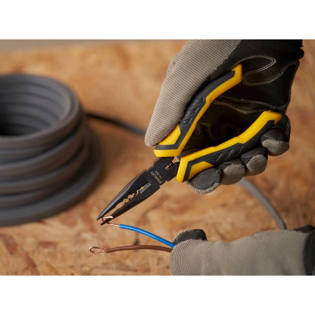 Stanley Hand Tools Controlgrip Long Nose Pliers