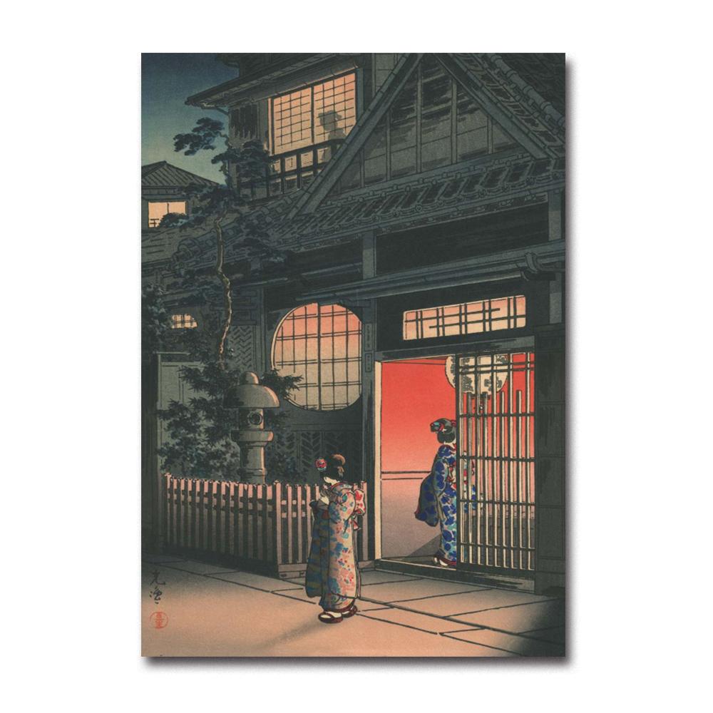 Japanese Ukiyoe Traditional Character Landscape Vintage Canvas Poster Wall Art Painting Prints Home Room Decoration Murals Gifts