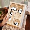 6 Inch Family Commemorative Photo Insert Cute Panda Kitten Large Capacity Photo Album Storage Horizontal Photo Album