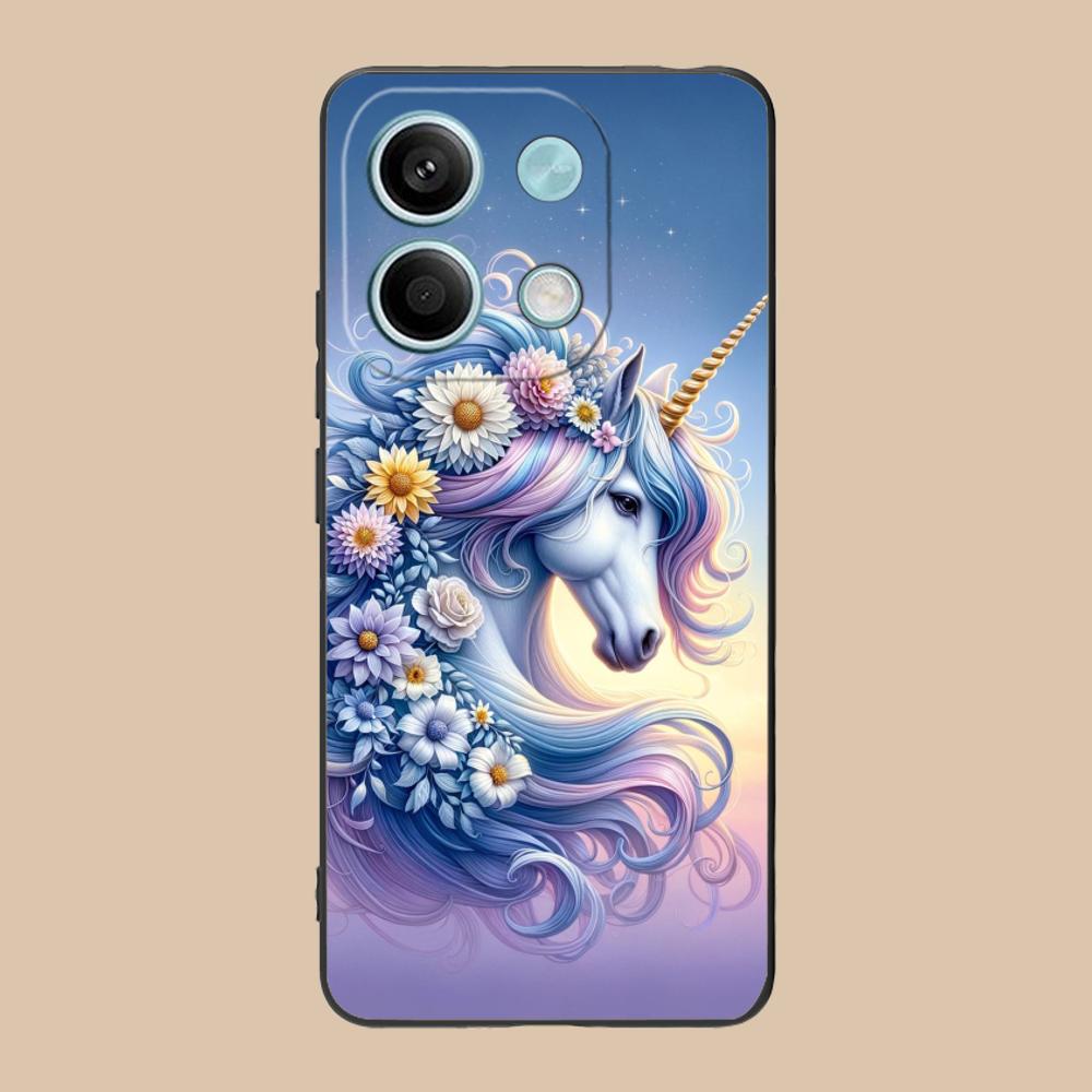 

Fantasy Unicorn Mobile Phone Case for POCO M7 M6 M5 M4 M3 X7 X6 X5 X4 X3 Pro GT 5G Colorful Printing Cover Cellphones Smartphone Poco M7