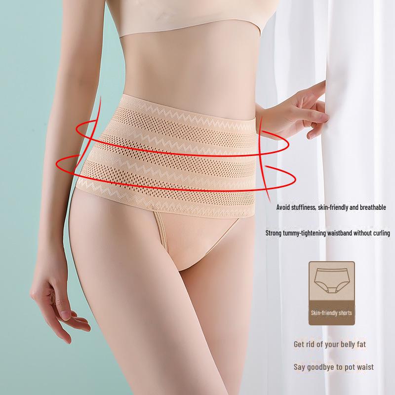 Sexy Plus Size High Waist Thong Shapewear T Pants for Cross-Border Trade.