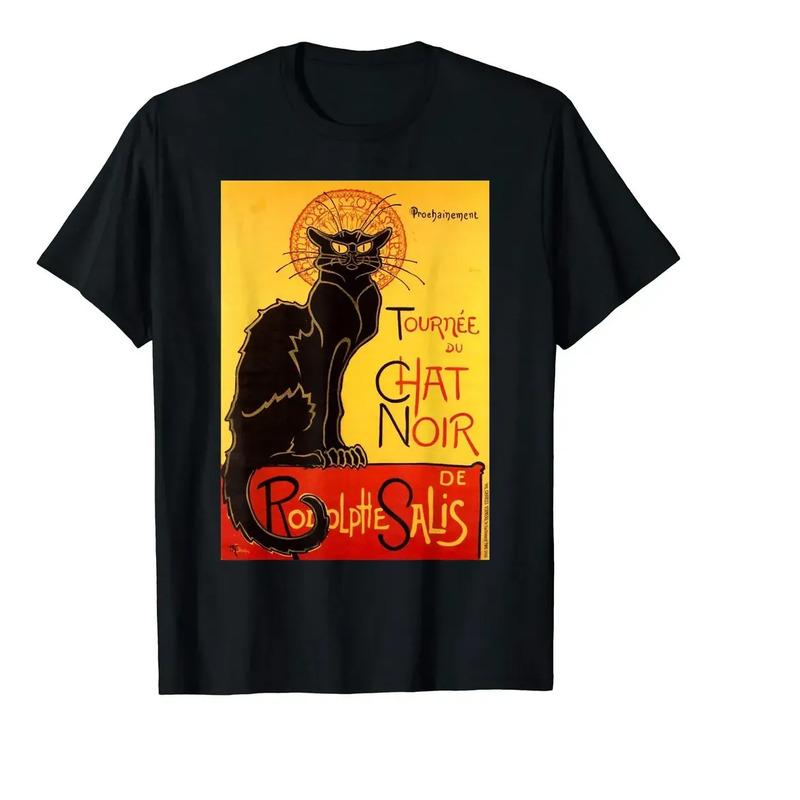 Camiseta Tournee Du Chat Noir 1896 Vint De Alexandre Steinle S разноцветный